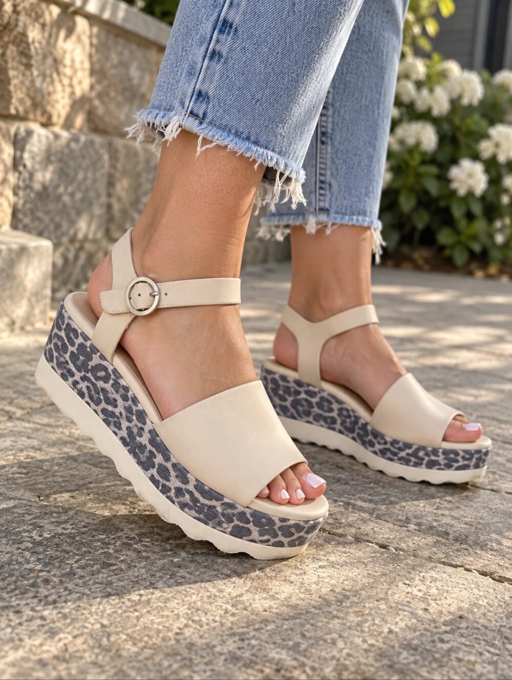 Anthropologie Caia Platform Sandals
